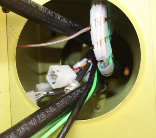 Connectors installed.