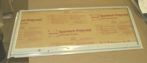 Plexiglas cut to fit