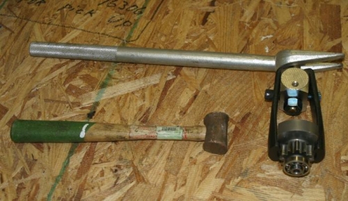 Magneto gear removal.