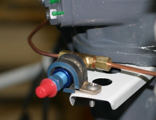 Aft bracket and tee.