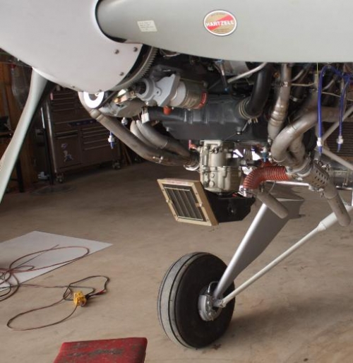 Brackett air filter installed.