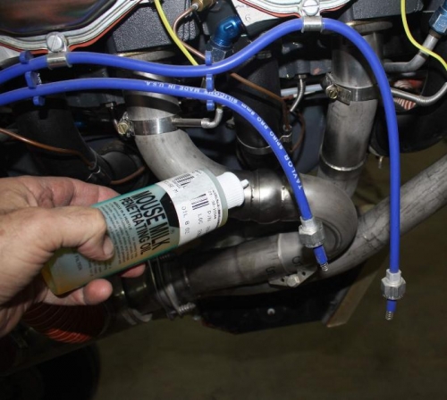 Mouse Milk on exhaust slip joints.