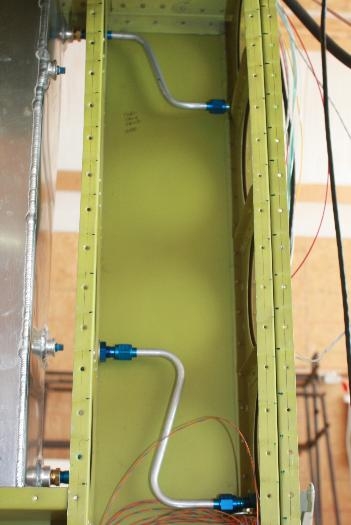 Inboard fuel lines.