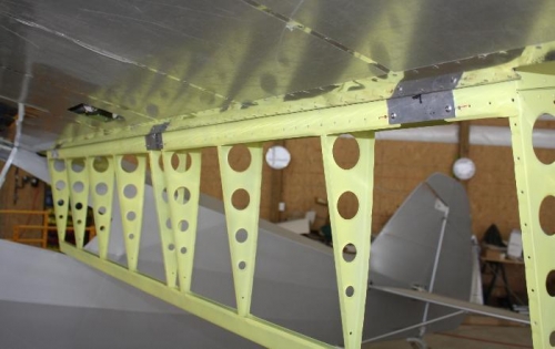 Lower flap hinge covers.