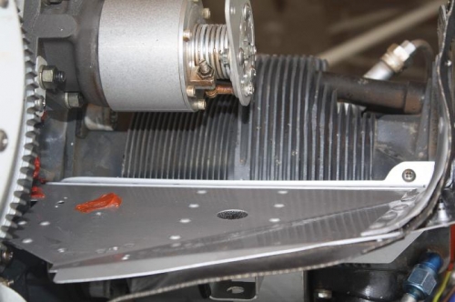 Cylinder #2 trimmed support angle.