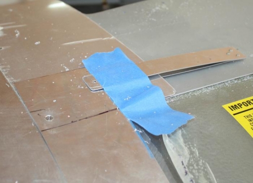 Copying fuselage channel hole.