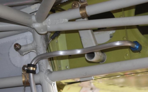 Aft tubing location.