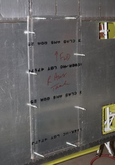 Trimmed and flanged.