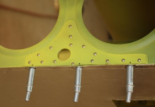 Repair doubler in place.