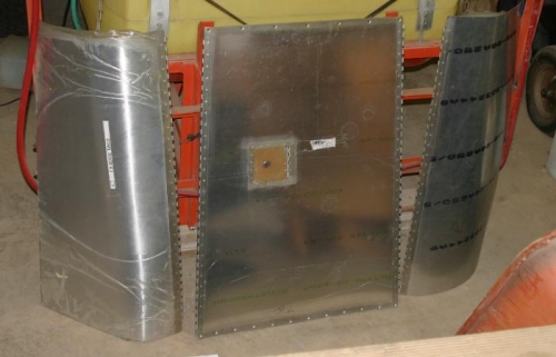 Upper cowl hinge lines riveted