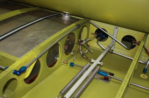 Inboard main tank vent line.