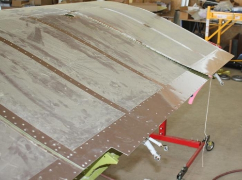 Drilled, deburred, dimpled.