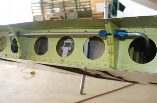 Aux tank rear vent line.