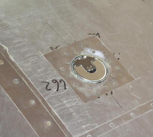 Aux tank filler neck.