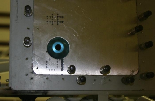 Bottom view of access panel.