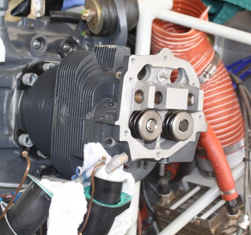 First Cylinder in place.