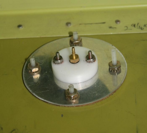 Mounting plate installed.