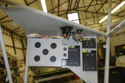 Starter and master solenoids mounted