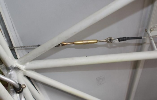Aileron aft carry-thru cables.