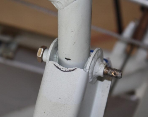 Stick was impacting the channel.