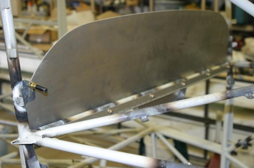 Upper Panel Support Pads Welded.