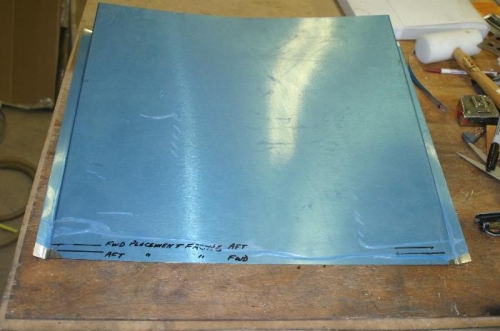 Tunnel showing aft and fwd bulkhead mounting.