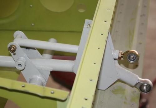 Flap control pushrod.