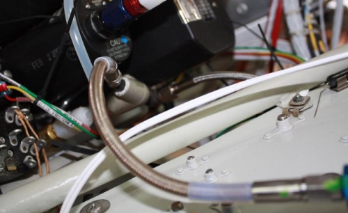 Pump backside, not much room.