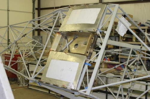 Topside - white paper is protecting the plastic