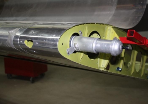 Pop-riveted and secured to nutplates.