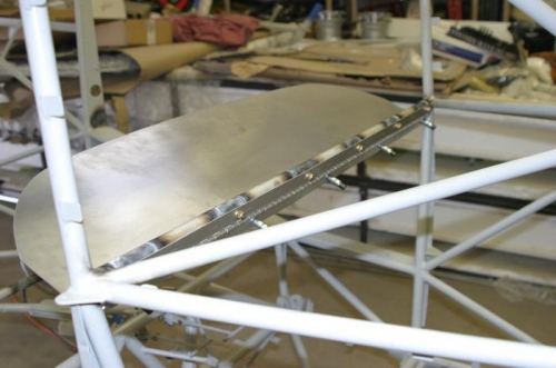 Hinged Panel In Maintenance Position