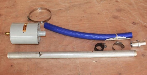 Air breather tube and replacement air-oil separator.