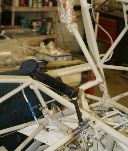 Laptop mount in place.