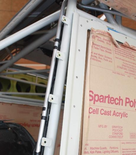 8-32 nutplates installed.