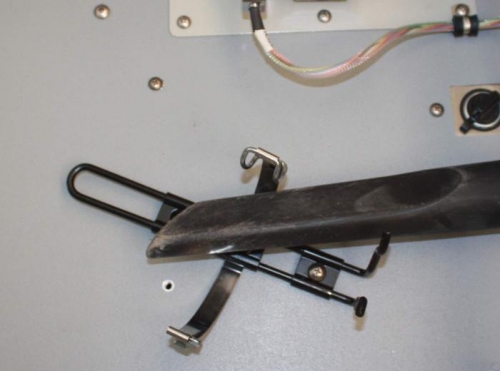 Installing rivnuts, vacuum cleaner picking up aluminum shavings.