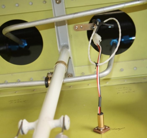 Temperature probe wiring.