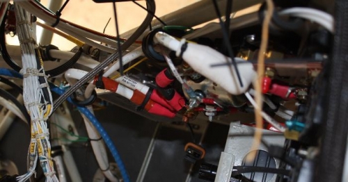 Right Sided Main Battery Cabling.