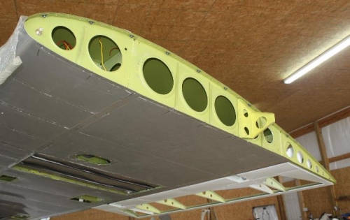 Nutplates installed.