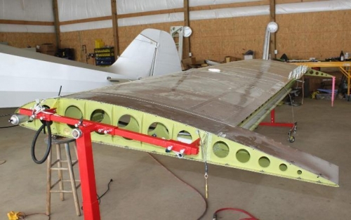 Upper wing root surface.