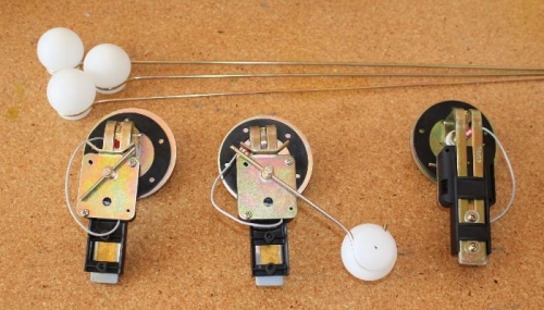 Modified VDO Fuel Tank Senders.