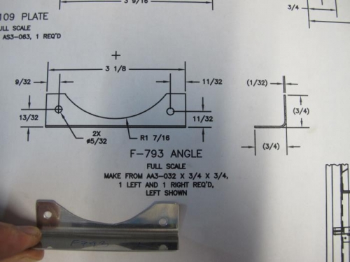 Fabricated F-793 Angle (L&R)