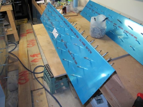 Drilling & Dimpling Ailerons