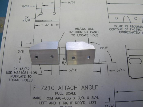 Fabricating Attach Angles