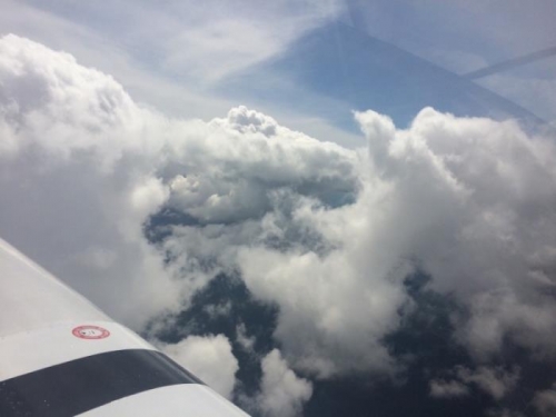 De superbe nuage, en direction d'Alma !