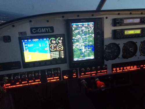 Petit vol en soirée au dessus de La Sarre