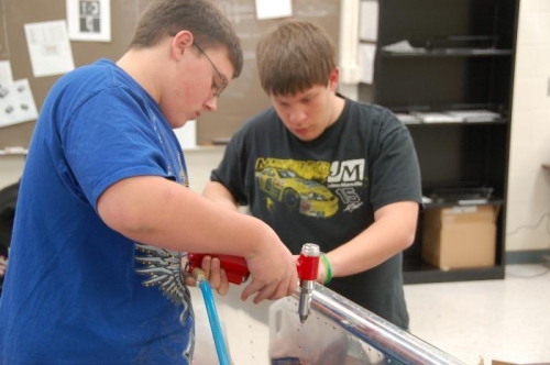 Finishing the rudder