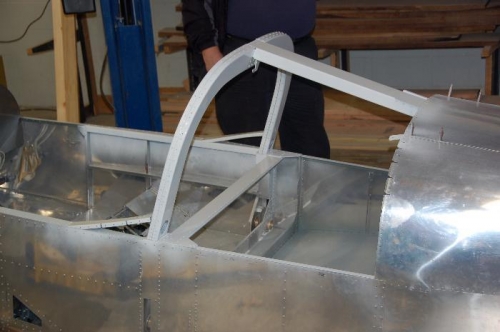 Painted exposed interior parts