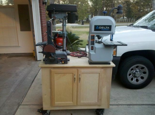 Power Tools on Cabinet
