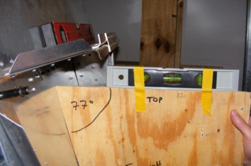 Ensuring the correct firewall angle.