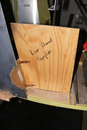 Ensuring the correct rear spar angle.